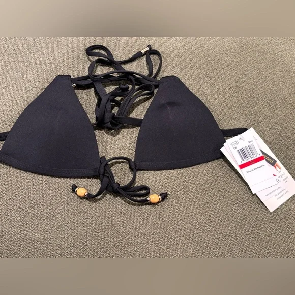 Black Triangle Bikini Top - Picture 5 of 8